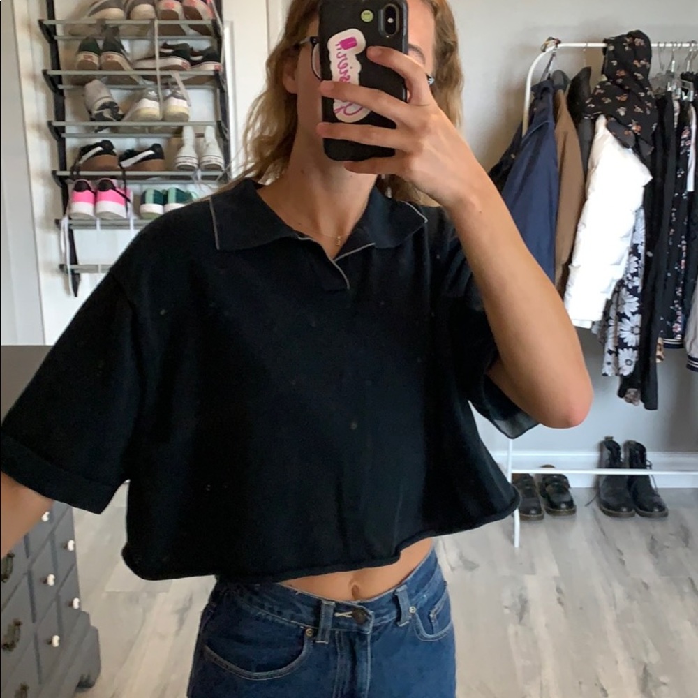 Cropped polo